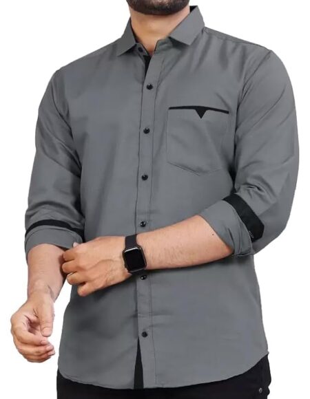 Men's Regular Fit  Cotton Casual Shirt