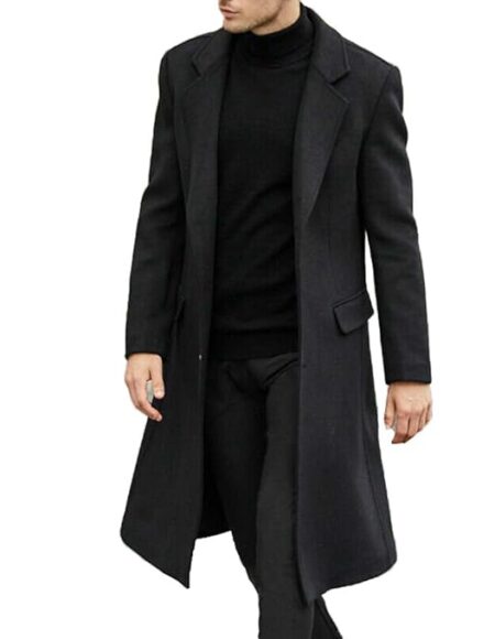 Down Jacket Trench Topcoat