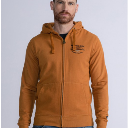 Front-Open Hooded Sweatshirt