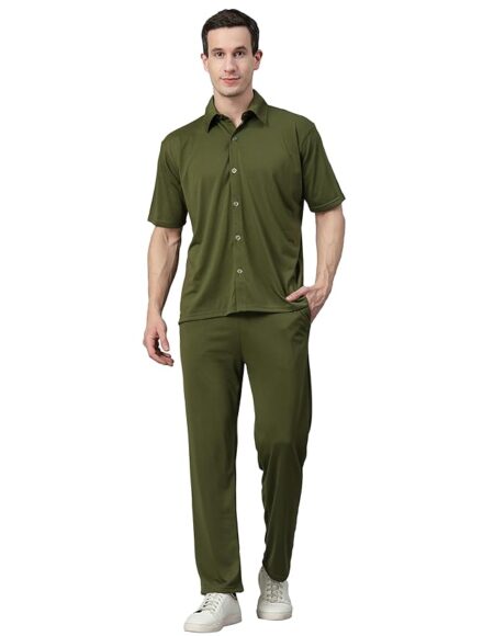Men Solid Track Suit