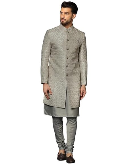 Indo-Western Sherwani Churidar Set